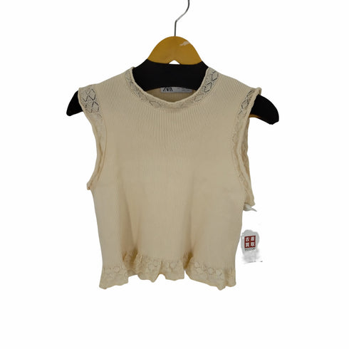 ザラ ZARA POINTELLE KNIT レディース import:L