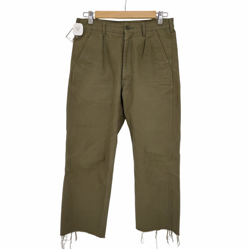 ユナイテッドアローズグリーンレーベルリラクシング UNITED ARROWS green label relaxing カットオフミリタリーパンツ メンズ JPN:M