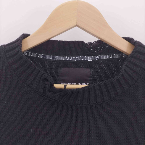 N NUMBER Clash Knit クラッシュ ニット メンズ JPN:4