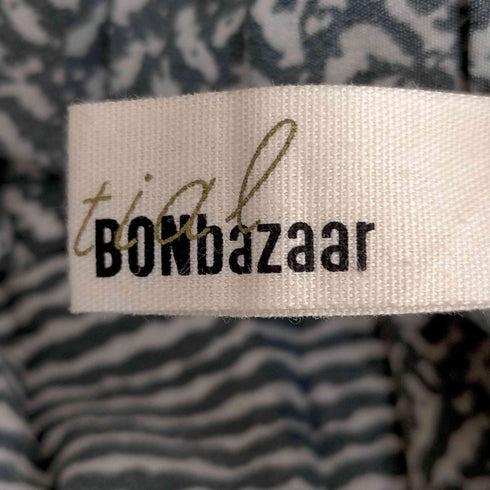 ボンバザール BONBAZAAR 総柄プリーツスカート レディース