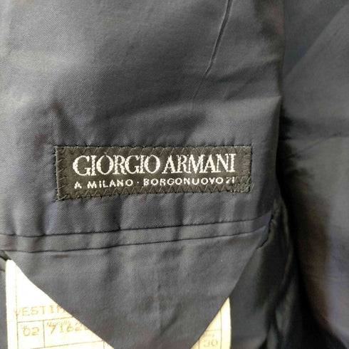ジョルジオアルマーニ Giorgio Armani カシミヤ ダブルテーラードジャケット メンズ 52