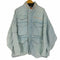 ビームス BEAMS 22SS デニムミリタリージャケット ユーティリティ M65 ジャケット ICE WASH メンズ JPN:M