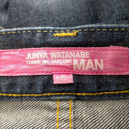ジュンヤワタナベコムデギャルソンマン JUNYA WATANABE COMME des GARCONS MAN シンチバッグ ジッパーフライデニムパンツ メンズ JPN:S