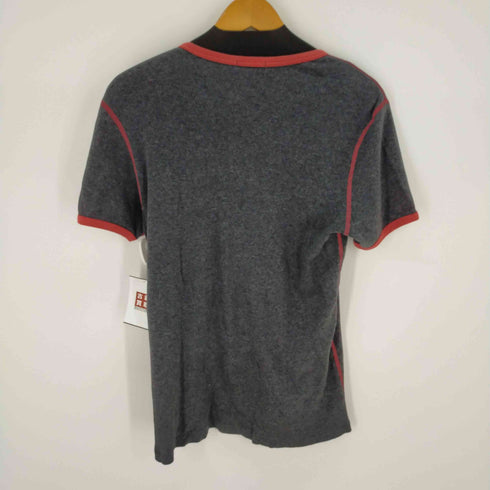 ポールスミスロンドン Paul Smith LONDON 赤ステッチ リンガーTEE レディース import:L