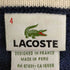 ラコステ LACOSTE ペルー製 コットンウール Vネック ニット メンズ JPN:4