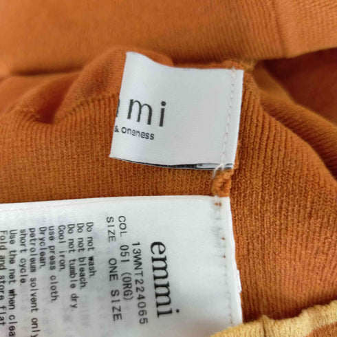 エミアトリエ emmi atelier シアー配色ニットカーディガン レディース ONE SIZE