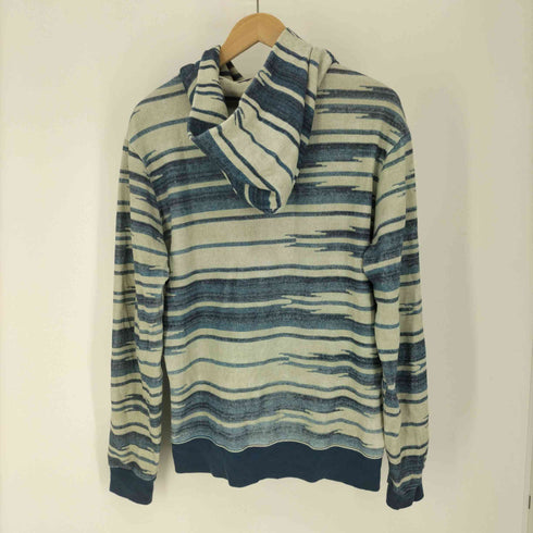 デニムアンドサプライ ラルフローレン DENIM & SUPPLY RALPH LAUREN ベロア フロッキー プリント 総柄 プルオーバー パーカー メンズ import:S