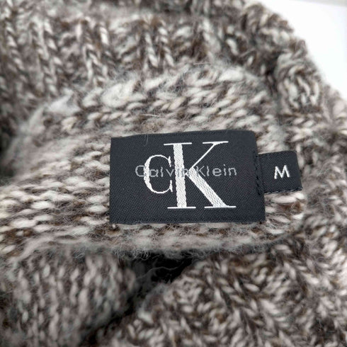 シーケーカルバンクライン ck Calvin Klein アクリルウール タートルネックニット メンズ M