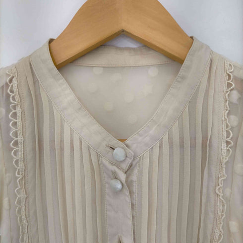 ツモリチサト TSUMORI CHISATO ドット フロントプリーツ S/S ブラウス レディース JPN:2