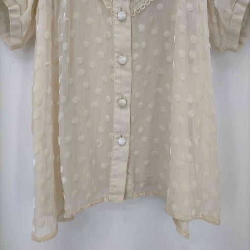 ツモリチサト TSUMORI CHISATO ドット フロントプリーツ S/S ブラウス レディース JPN:2