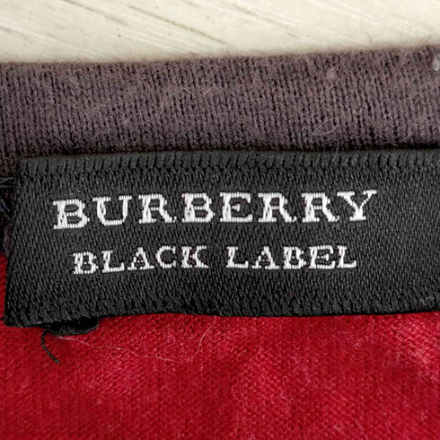 バーバリーブラックレーベル BURBERRY BLACK LABEL Y2K ラグランTシャツ ピースマーク メンズ JPN:3