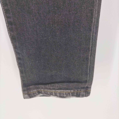 レフラー Leflah ダメージ スキニー ブラック デニム パンツ メンズ JPN:M