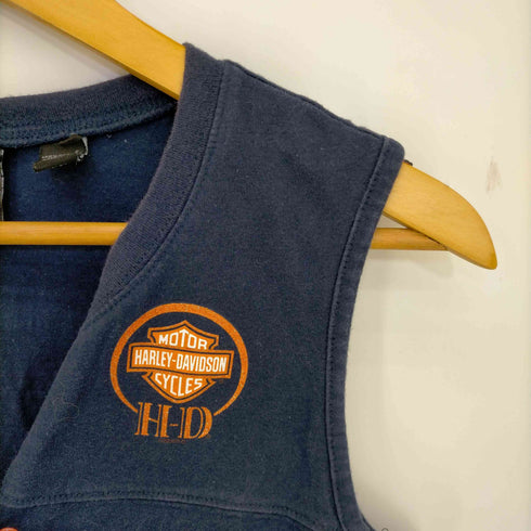 ハーレーダヴィットソン HARLEY DAVIDSON レースアップ タンクトップ レディース import:XL