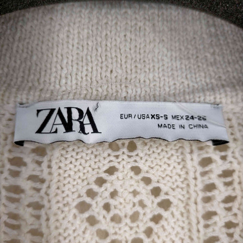 ザラ ZARA スキッパーニットポロ レディース import:XS