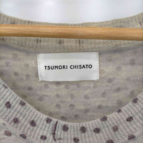 ツモリチサト TSUMORI CHISATO ドットラメ S/S ニット レディース JPN:2