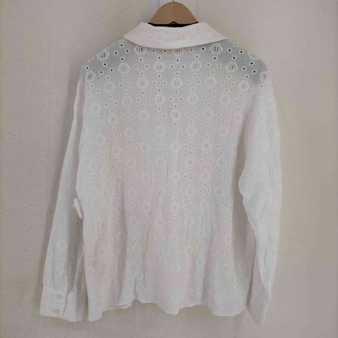 ザラ ZARA 刺し子 ガーゼブラウス レディース import:S