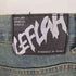 レフラー Leflah ペイント 加工 ウォッシャブル スキニー デニム パンツ メンズ JPN:L