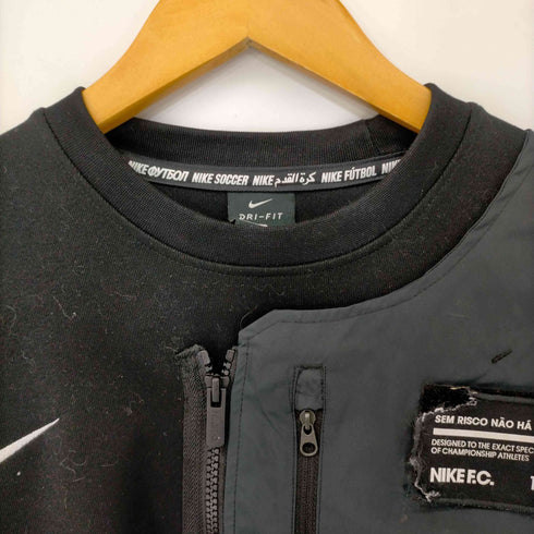 ナイキ NIKE F.C Soccer Football Round Neck Training Tops メンズ M