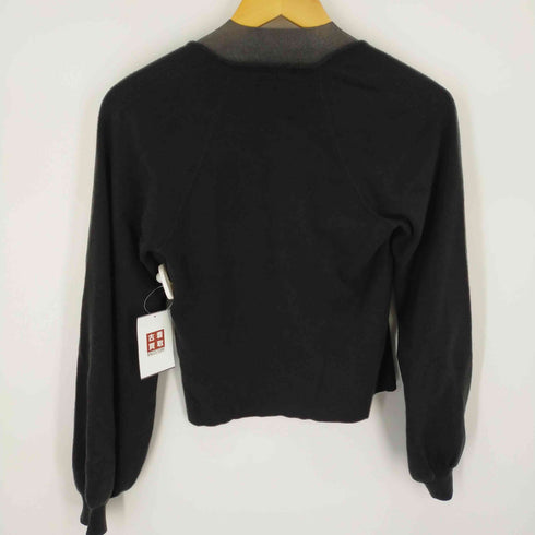 リエンダ rienda パフスリーブスクエアネックKnit TOP レディース FREE