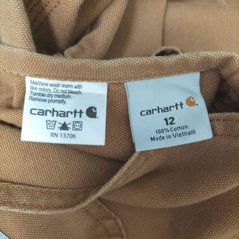 カーハート Carhartt DOUBLE KNEE OVERALL ダック地 ダブルニー ワーク オーバーオール レディース 12