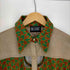 エムワイオービー エヌワイシー M.Y.O.B NYC RETRO BUTTON UP SHIRT フェイクスエード×ベルベット 切り替え カットアウトシャツ レディース FREE