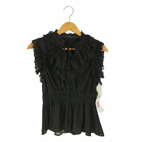 リリーブラウン Lily Brown シャーリングプリーツフリルトップス レディース ONE SIZE