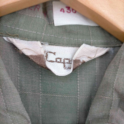 カプリ Capri オープンカラー ボックス シェルボタン レーヨン S/S シャツ メンズ