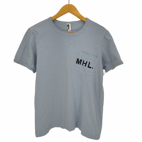 エムエイチエル マーガレットハウエル MHL. MARGARET HOWELL ロゴプリントポケットTシャツ レディース import:S