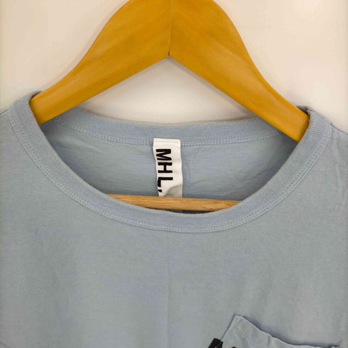エムエイチエル マーガレットハウエル MHL. MARGARET HOWELL ロゴプリントポケットTシャツ レディース import:S