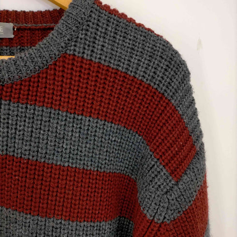 コムデギャルソンオム COMME des GARCONS HOMME 川久保玲 本人期 デカオム ウール ボーダーニット メンズ
