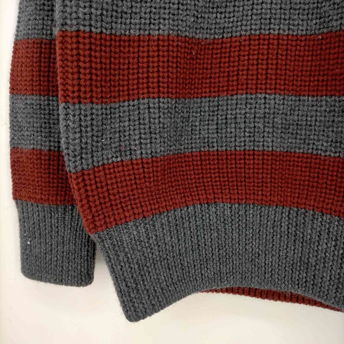 コムデギャルソンオム COMME des GARCONS HOMME 川久保玲 本人期 デカオム ウール ボーダーニット メンズ
