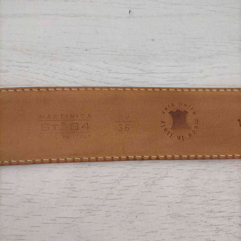 マルティニカ martinica イタリア製 レザーベルト メンズ 90/36