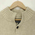 エディーバウアー Eddie Bauer 17AW 胡桃ボタン ウール混 ニット ポロ メンズ import:M