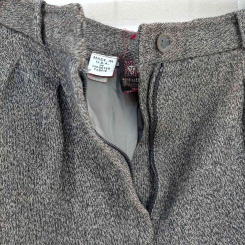アンクライン ANNE KLEIN USA製 2タックスラックス ロケットTALON メンズ