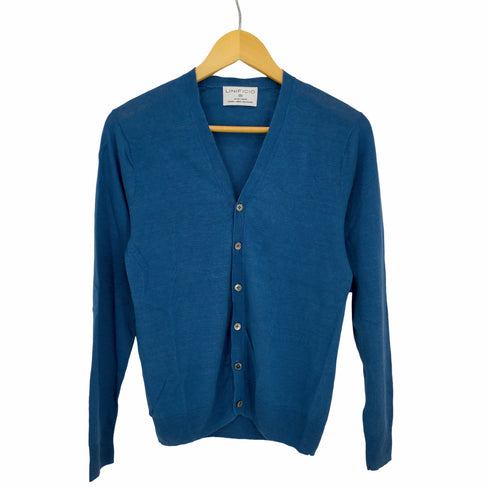 ユナイテッドアローズグリーンレーベルリラクシング UNITED ARROWS green label relaxing 麻Vネックカーディガン メンズ JPN:S
