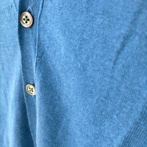 ユナイテッドアローズグリーンレーベルリラクシング UNITED ARROWS green label relaxing 麻Vネックカーディガン メンズ JPN:S