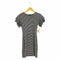 アルマーニエクスチェンジ ARMANI EXCHANGE フリルスリーブ ボーダー柄 ビスコースワンピース レディース import:XS
