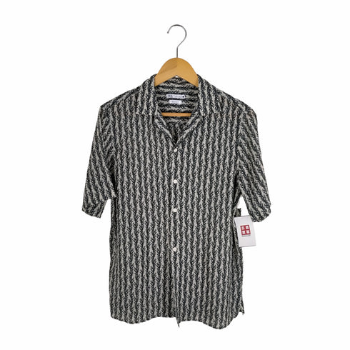 ザラ ZARA 総柄オープンカラーシャツ メンズ JPN:S