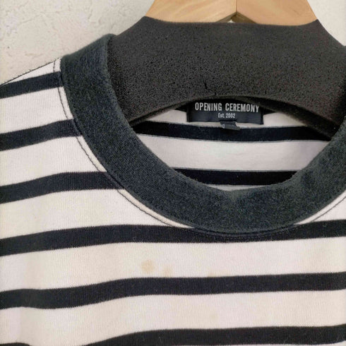 オープニングセレモニー OPENING CEREMONY Stripe LOGO S/S Tee レディース JPN:XS