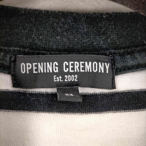 オープニングセレモニー OPENING CEREMONY Stripe LOGO S/S Tee レディース JPN:XS