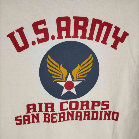 U.S AIRFORCE アメリカ空軍 プリントクルーネックTシャツ メンズ JPN:S