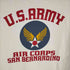 U.S AIRFORCE アメリカ空軍 プリントクルーネックTシャツ メンズ JPN:S