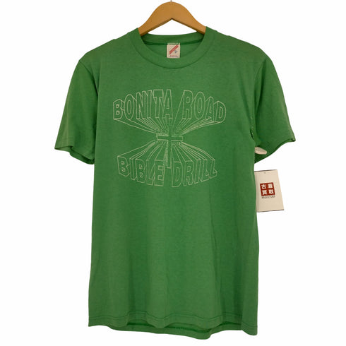 ジャージーズ JERZEES USA製 BONITA ROAD BIBLE DRILL クロス Tシャツ メンズ import:M