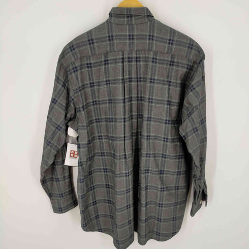 コムデギャルソンオム COMME des GARCONS HOMME 90S 田中期 田中オム チェックL/Sシャツ ラウンドカット 1ポケット レディース