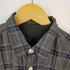 コムデギャルソンオム COMME des GARCONS HOMME 90S 田中期 田中オム チェックL/Sシャツ ラウンドカット 1ポケット レディース