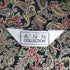 フルギ A.N.N COLLECTION ペイズリー柄 ポリエステル開襟L/Sシャツ レディース