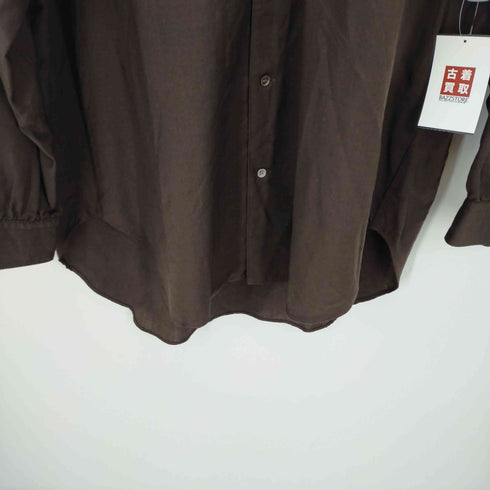 ワイズフォーメン Ys for men 90S スタンドカラーシャツ 2ポケット ラウンドカット メンズ