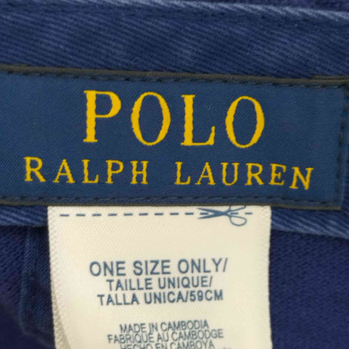 ポロラルフローレン POLO RALPH LAUREN ポニー刺繍 パネルキャップ メンズ