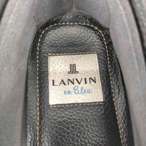 ランバンオンブルー LANVIN en Bleu リボンモチーフソフトモカシン レディース