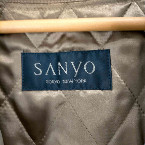 サンヨー SANYO ライナー付ステンカラーコート メンズ